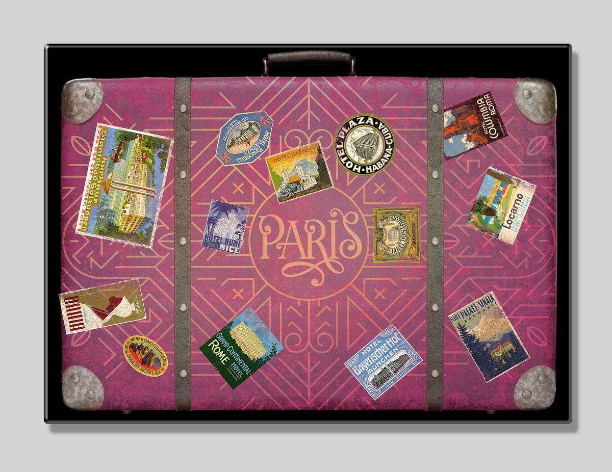 Paris Suitcase Tabletop