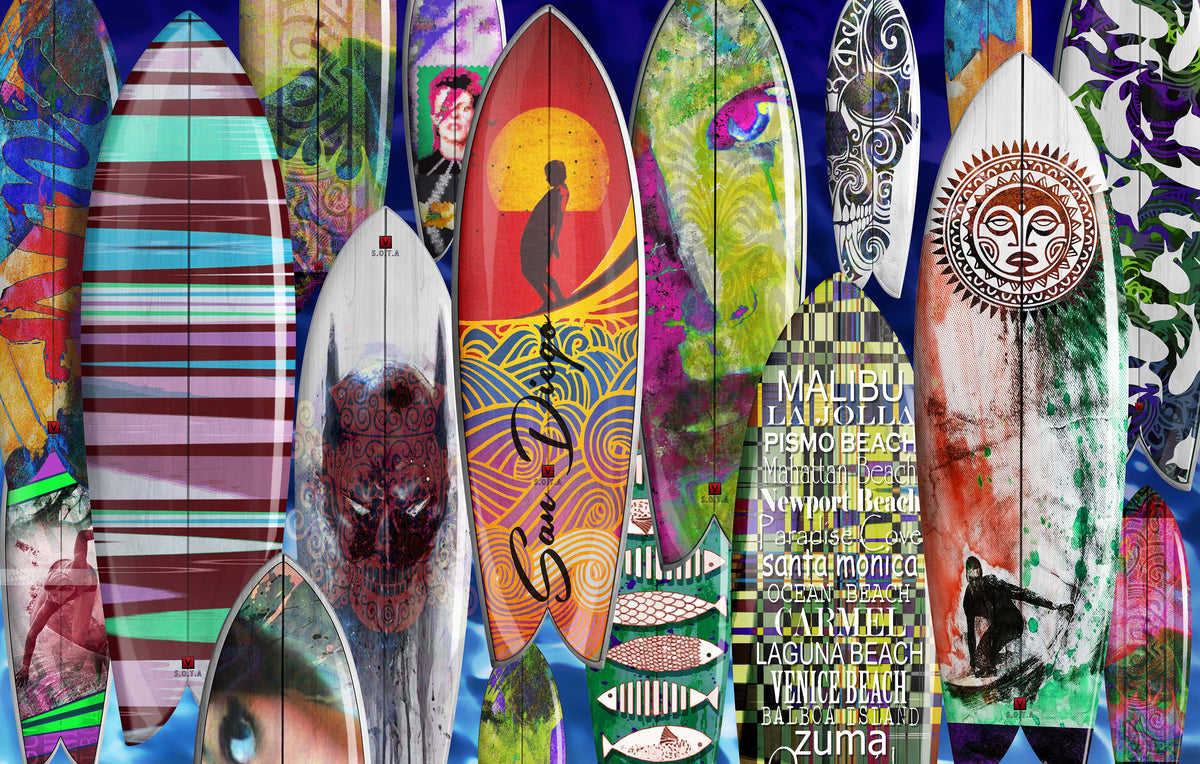 Urban Surfboard Fabric