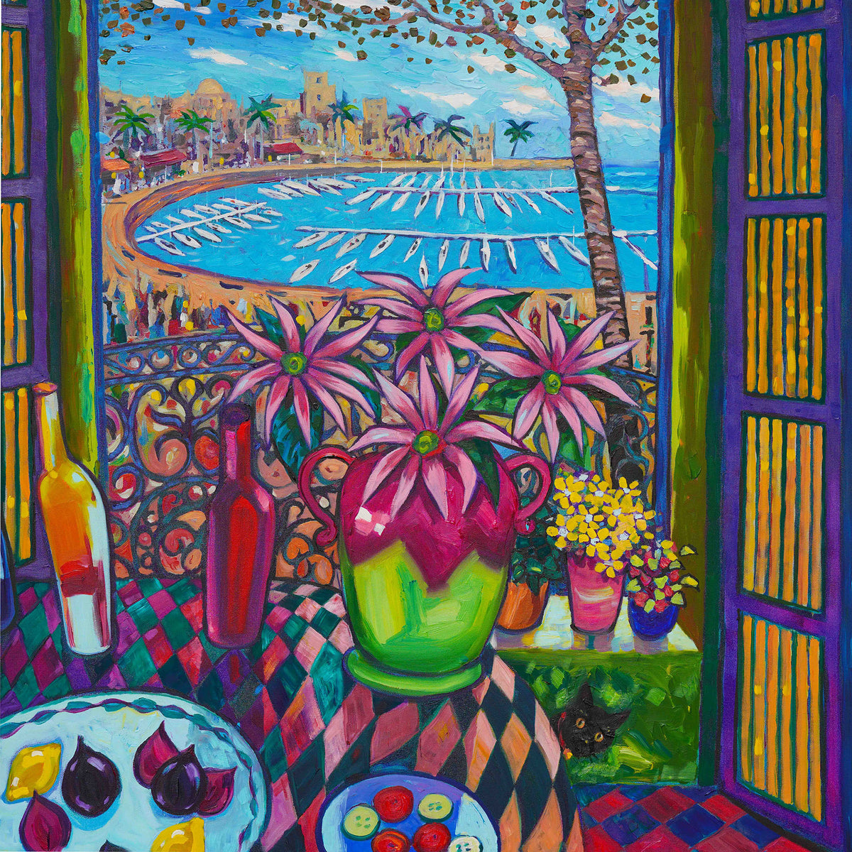 Marina View Floral Still Life