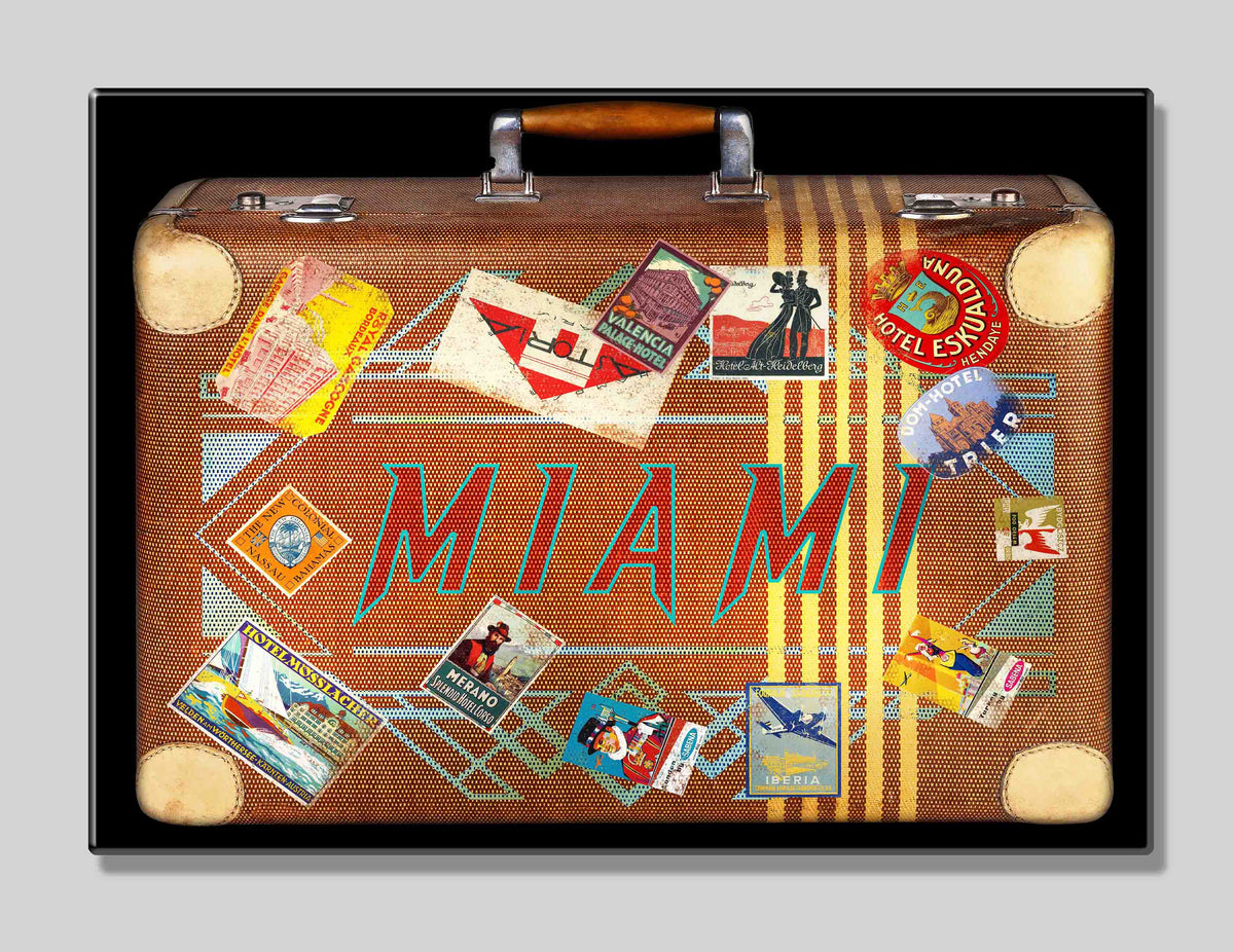 Miami Suitcase Tabletop