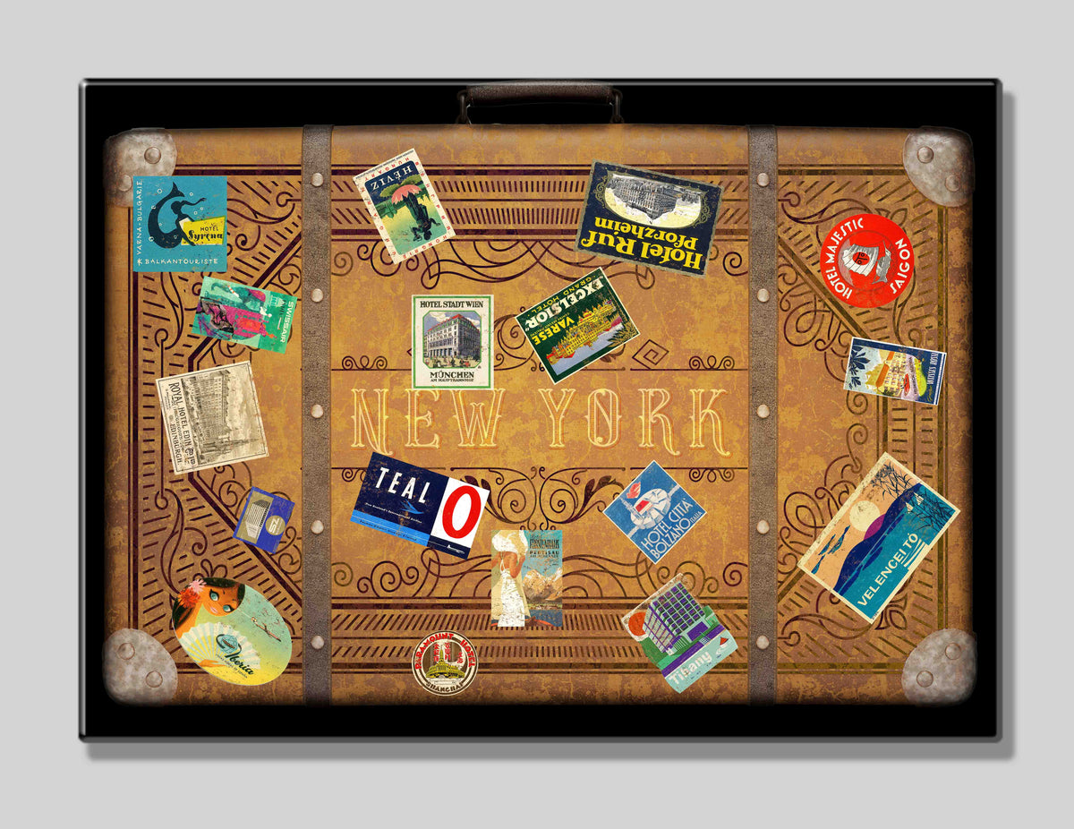 New York Suitcase Tabletop