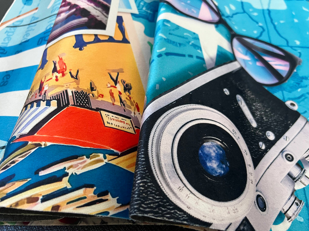 Around the World Vintage Style Fabric: Athens